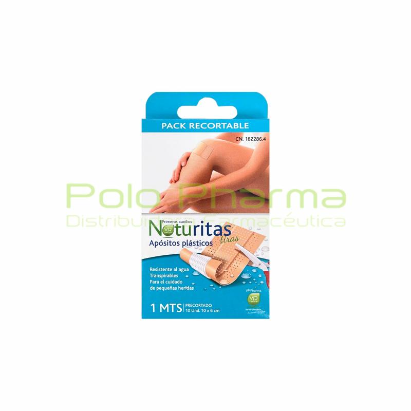 APOSITOS PLASTICOS 1M PRECORTADO 10 6CM 10U NATURITAS CN182286