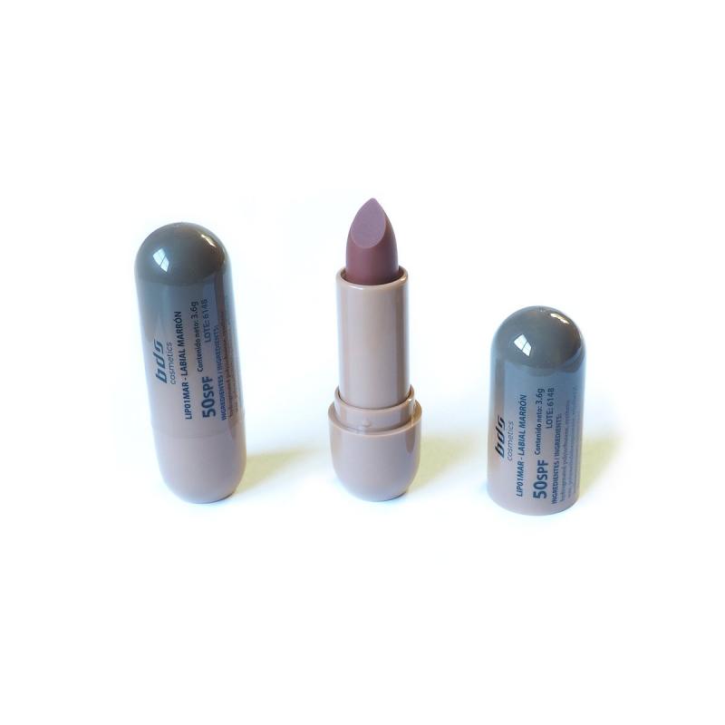 BALSAMO LABIAL PROTECCION 50SPF COLOR MARRON BADS