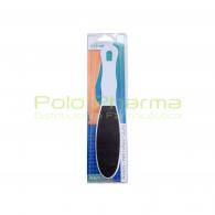 BEAUTY CARE LIMA RASPACALLOS PEDICURA NEGRA OVAL CURVO 22,5 CM