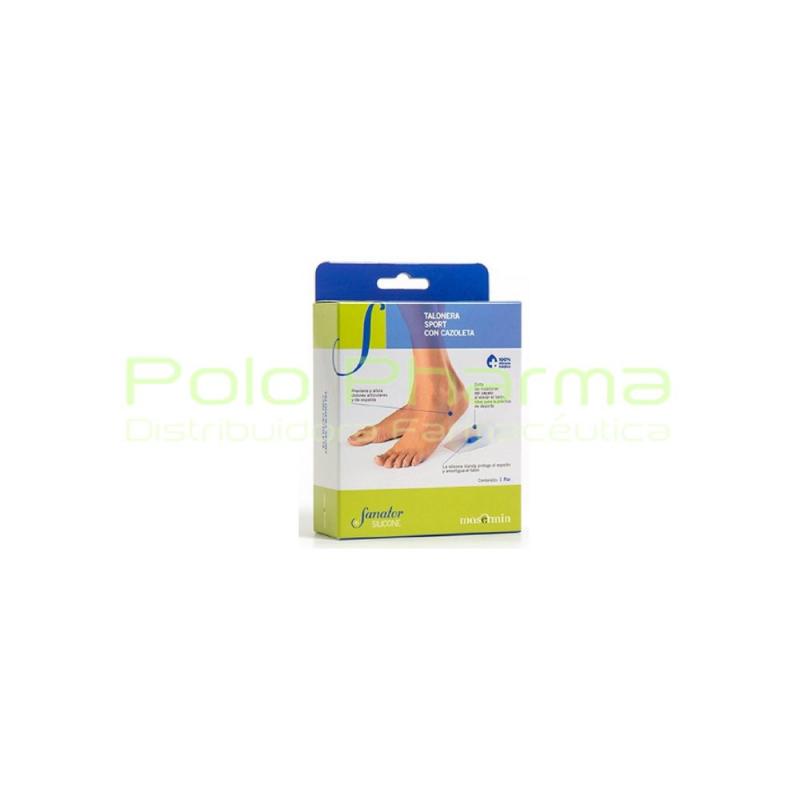 BLISTER LIBRO TALONERA SPORT CON CAZOLETA GRANDE SANATOR SILICONE C.N. 159846.2