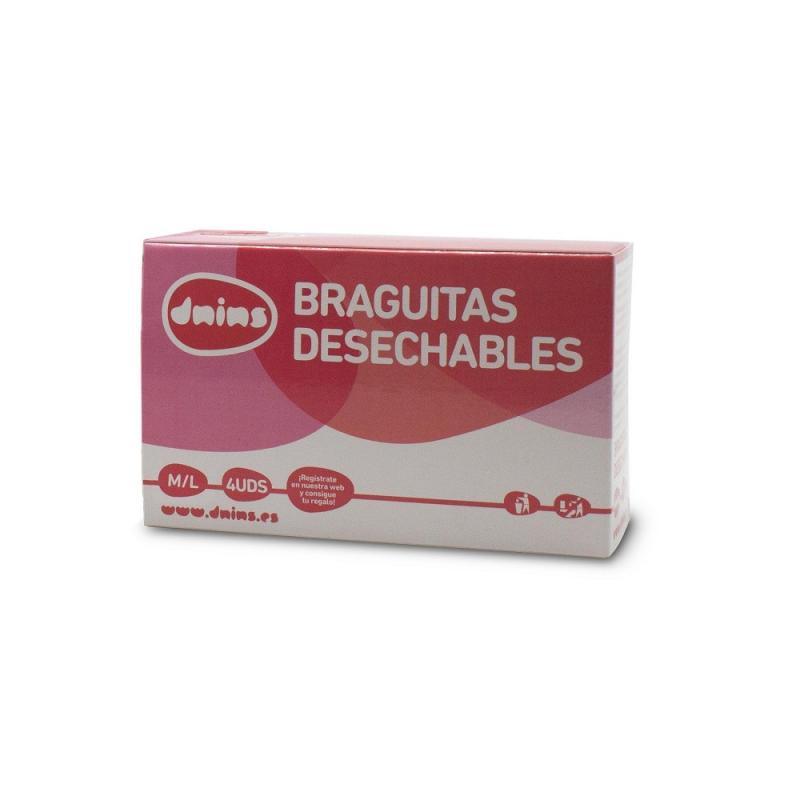 BRAGUITAS DESECHABLES PAPEL  T S/M