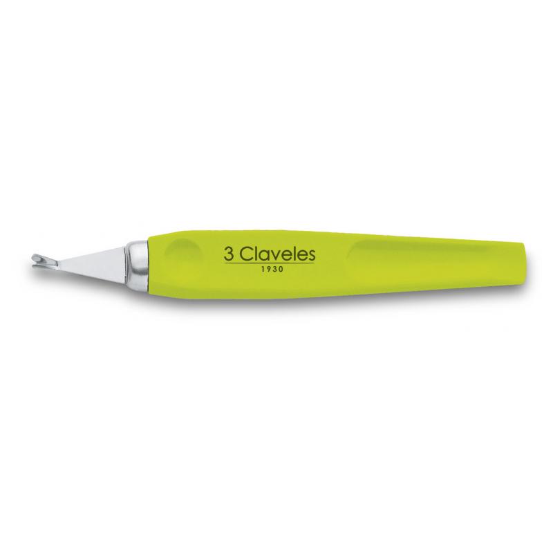 CORTACUTICULAS COL. INOX. 100MM 3 CLAVELES