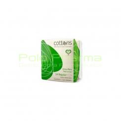 COTTONS COMPRESA CON ALAS ULTRAFINA REGULAR ALGODON 100% C.N. 192410