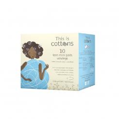 COTTONS MINI COMPRESA CON ALAS ALGODON 100% C.N. 193850