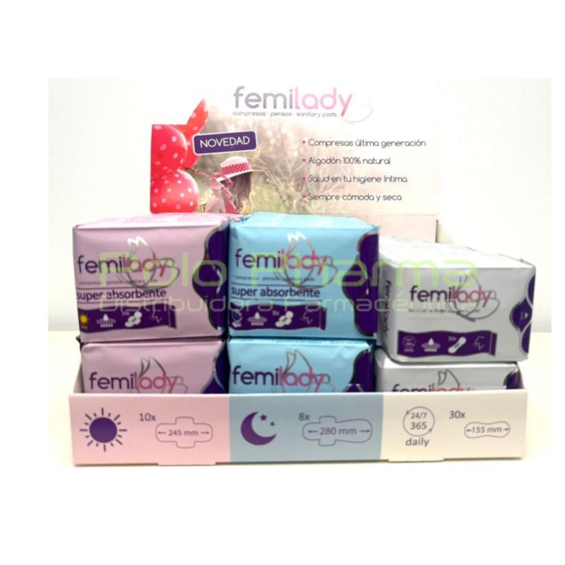 EXPOSITOR COMPRESAS FEMILADY