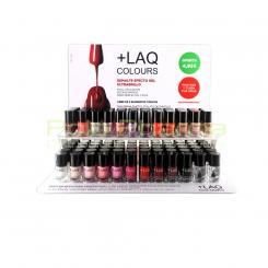 EXPOSITOR +LAQ 22 COLORURS BASE ESMALTE GEL+CARTELA