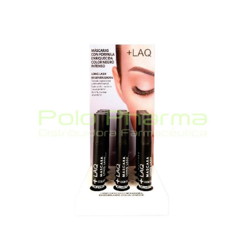 EXPOSITOR MINI MASCARAS DE PESTAÑAS LONG LASH +LAQ