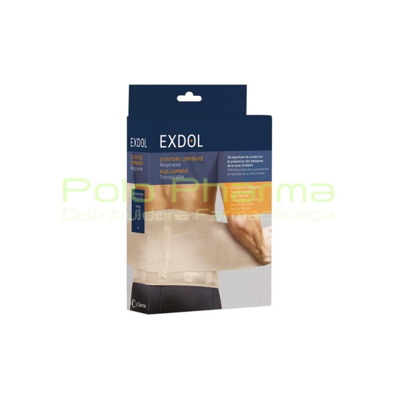 FAJA EXDOL ELASTIC BEIGE XL