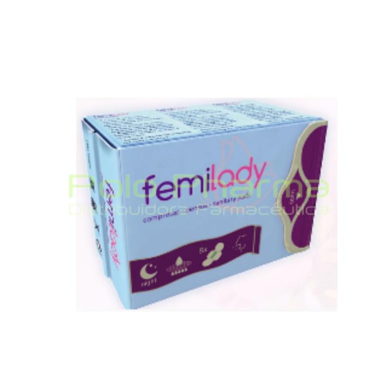 FEMILADY COMPRESAS NOCHE 8 CAPAS 8 UD