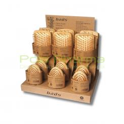 PACK 12 CEPILLOS CAPILARES DE BAMBÚ BIODEGRADABLE
