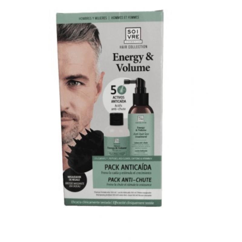 PACK ANTICAIDA ENERGY & VOLUM (LOCION-CHAMPU-MASAJ)