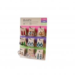 PACK DISPLAY 52 PENDIENTES HIPOALERGENICOS ACETATO