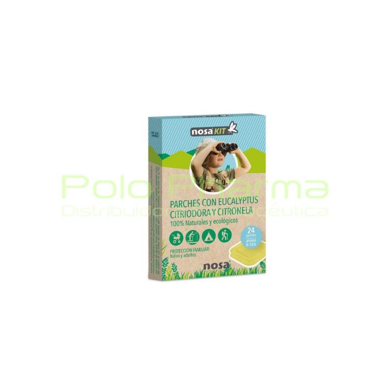 PARCHES ANTIMOSQUITOS 100% NATURAL NOSAKIT 24uni CN 196737