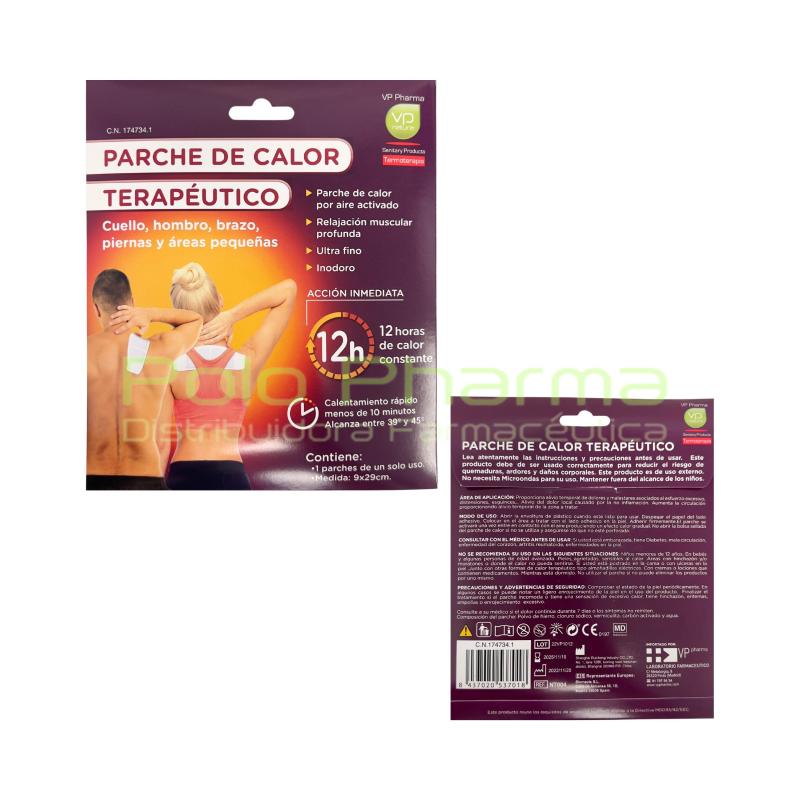 PARCHES DE CALOR TERAPEUTICO AREAS PEQUEÑAS, HOMBRO CUELLO, MADIDAS 9*29CM  CN 174734.1