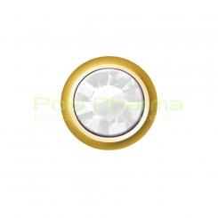 PENDIENTE DORADO MINI SWAROVSKI BRILLANTE CMG104-SII