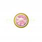 PENDIENTE DORADO MINI SWAROVSKI ROSA LUZ CMG110-SII