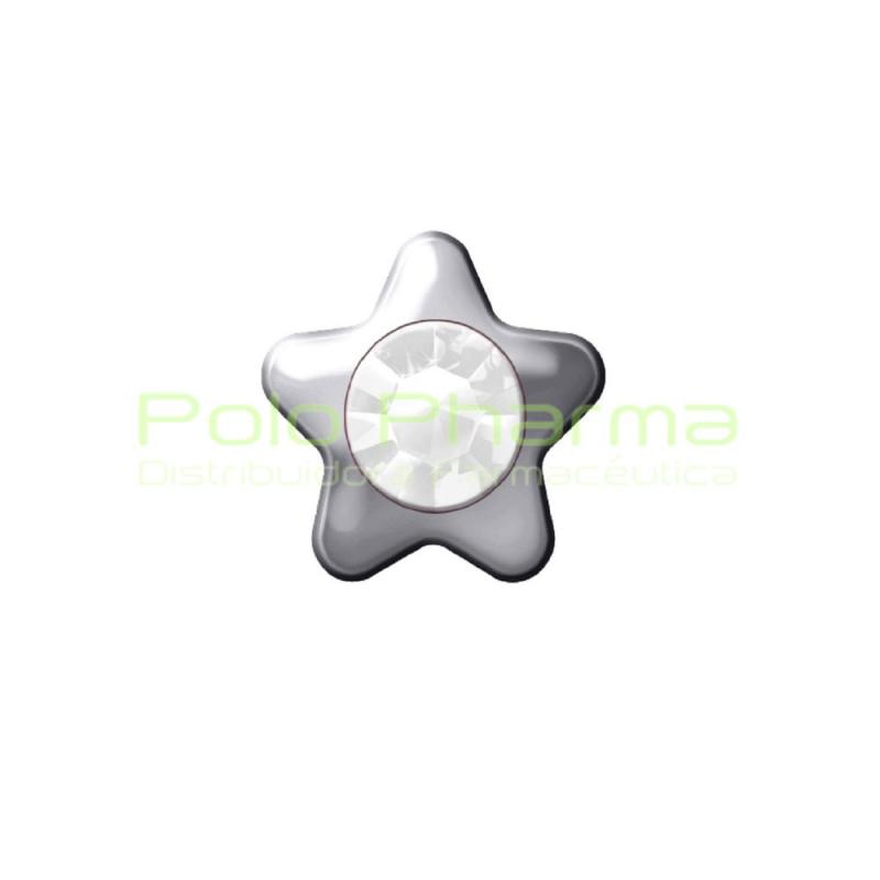 PENDIENTE ESTRELLA PLATA SWAROVSKI BRILLANTE CRW304-SII