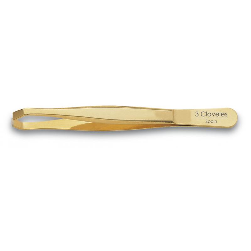 PINZA CANGREJO 9 CM DORADA CN 152991 - 3 CLAVELES
