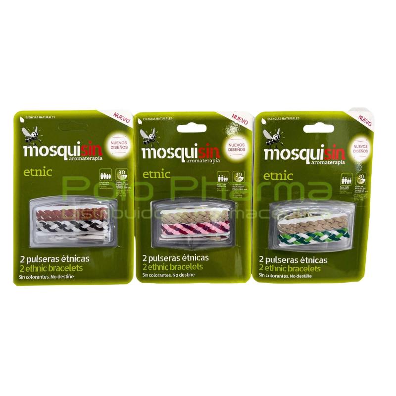 PULSERAS ETNICAS MOSQUISIN 2 UNIDADES