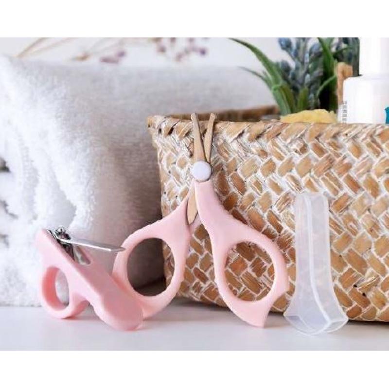 SET TIJERAS Y CORTAUÑAS ROSA