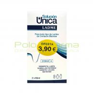 SOLUCION UNICA LADME PACK  DE VIAJE 2X60ML+portalentes