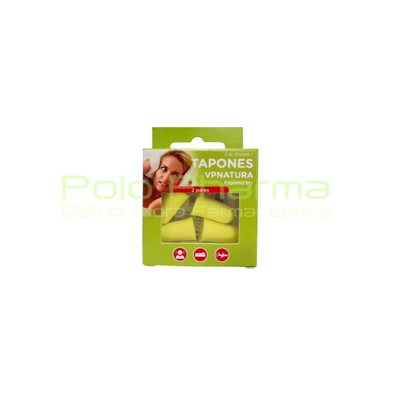 TAPONES OIDO ESPUMA CONICOS VP NATURE  C/3 PARES C.N 165088