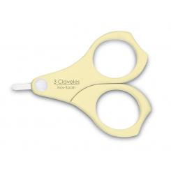 TIJERAS UÑAS BEBE 7.5CM 80034 *COLOR SURTIDO* - 3 CLAVELES